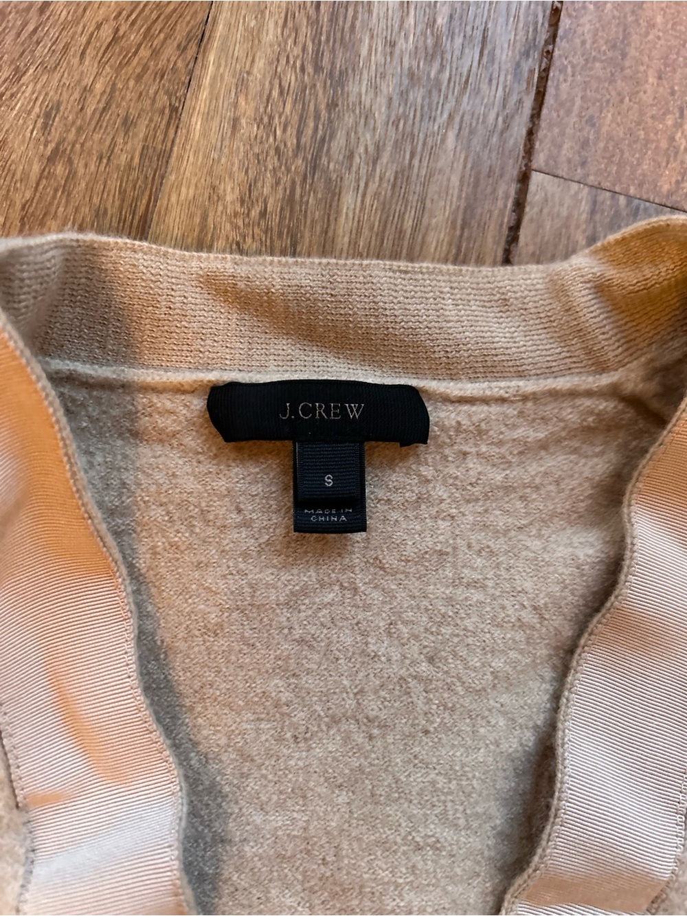J. Crew Cream Ruffle-Trim Button Cardigan - Picture 2 of 4